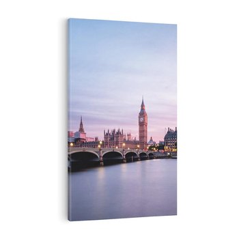 Obraz na płótnie 80x120 - Londyn - Big Ben nad rzeką, UK - Londyn, Big Ben