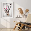 Plakat bez ramy 40x50 - Moda, makijaż i relaks - moda, makijaż