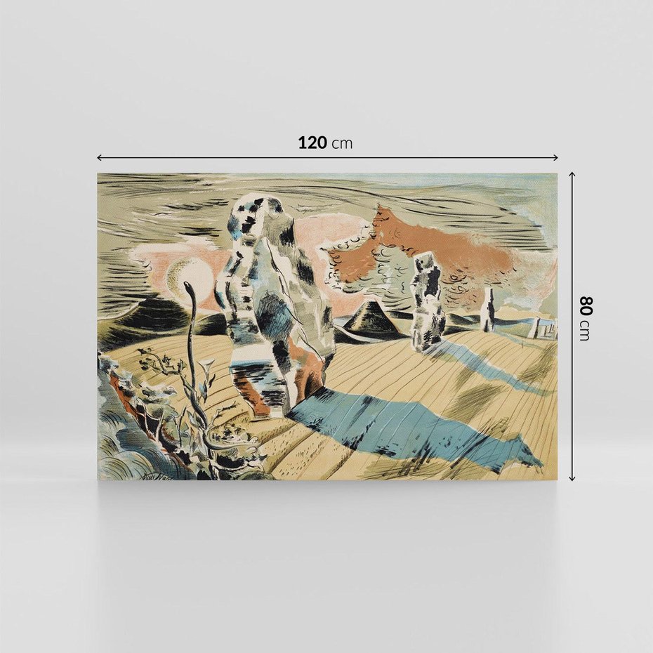 Obraz na płótnie 120x80 - Avebury (1937), Paul Nash - Reprodukcja - reprodukcja, obraz na płótnie