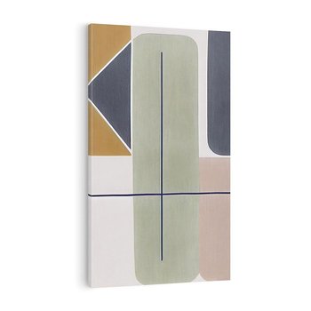 Obraz na płótnie 50x70 - Sztuka Abstrakcji - geometryczne kształty, kolorowe prostokąty