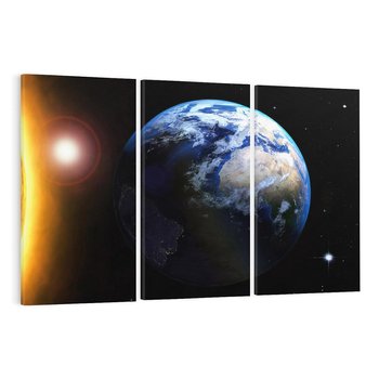 Obraz na płótnie 120x80 - Piękno Ziemi - kosmos, ziemia