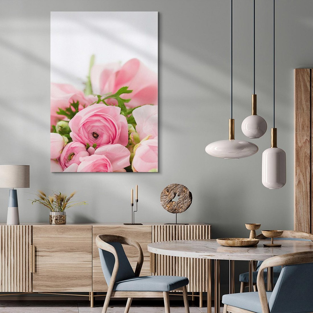 Obraz na płótnie 50x70 - Bukiet Róż - róże, bukiet