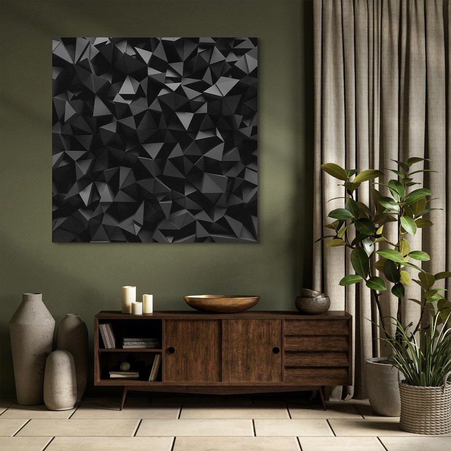 Obraz na płótnie 80x80 - Abstrakcyjne 3D układy - 3D, abstrakcja