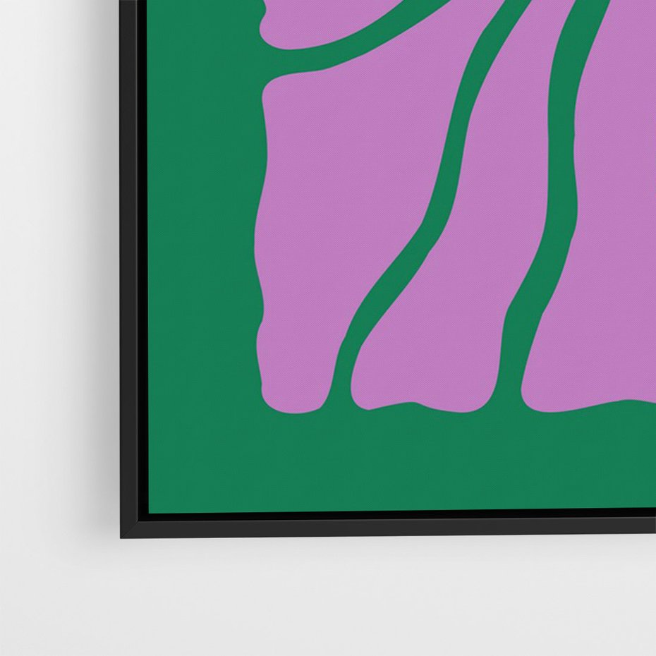 Obraz w ramie 50x70 - Bezczasowe Impresje - abstrakcyjny plakat, boho styl - rama czarna