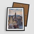 Plakat w ramie 50x70 - Manhattan - Wieżowce Nowego Jorku - Manhattan, Nowy Jork - rama czarna