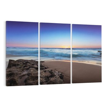 Obraz na płótnie 120x80 - Morze i Plaża - Spokój Oceanicznej Przestrzeni - morze, plaża