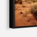 Obraz w ramie 50x70 - Pejzaż pustynnego kanionu - pustynia, kanion - rama czarna