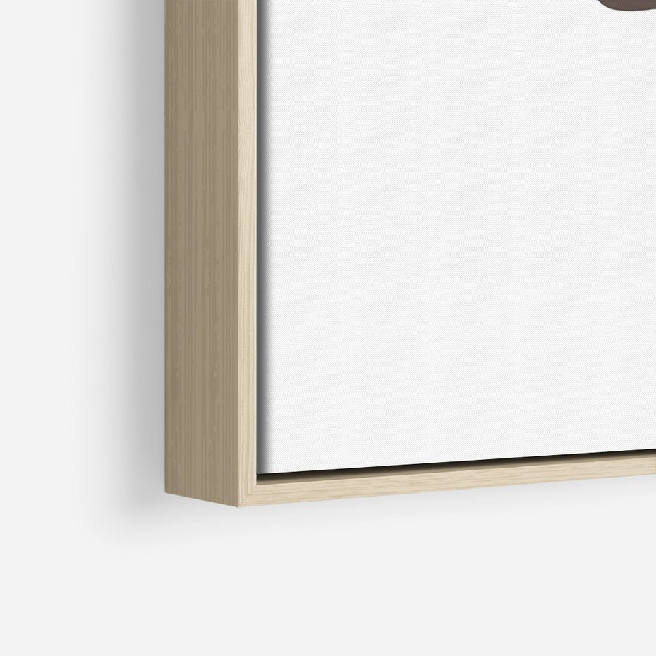 Obraz w ramie 80x120 - Wibracje Odbić Plam - abstrakcyjny obraz, rozlewające się plamy - rama drewno