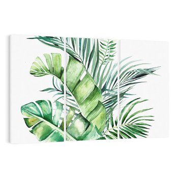 Obraz na płótnie 120x80 - Piękno Złotej Rośliny - złote, liście