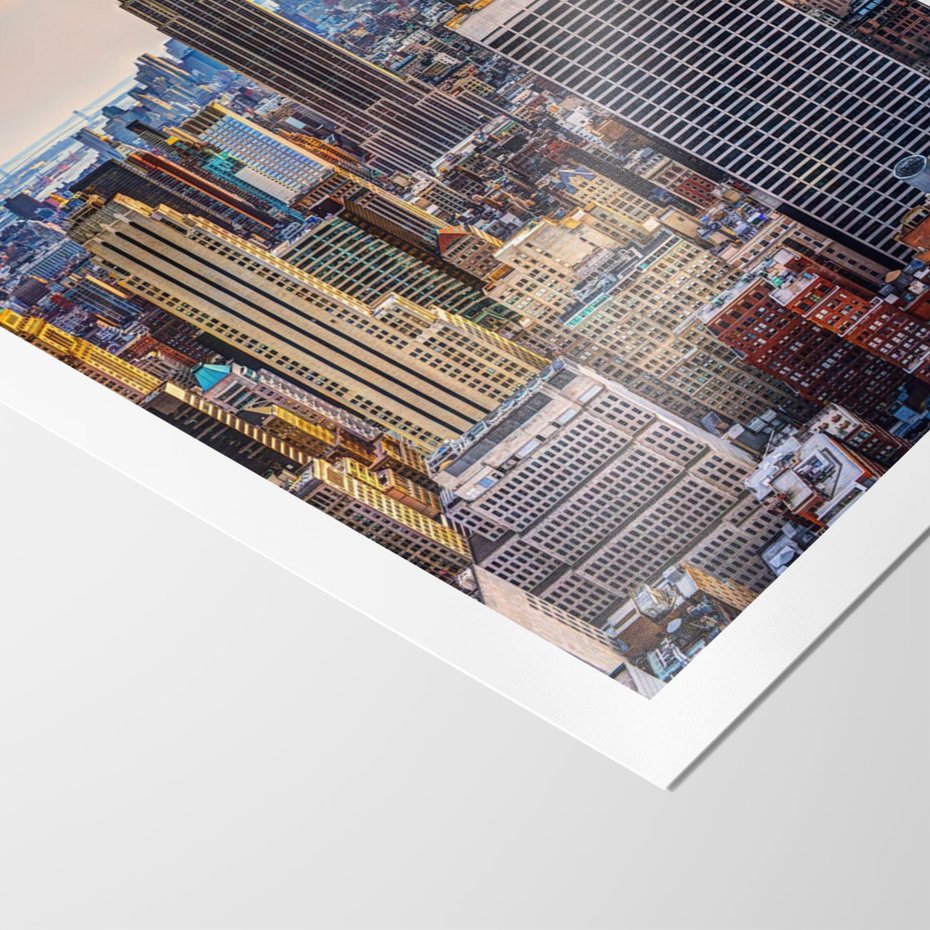 Plakat bez ramy 21x30 - Manhattan - Wieżowce Nowego Jorku - Manhattan, Nowy Jork