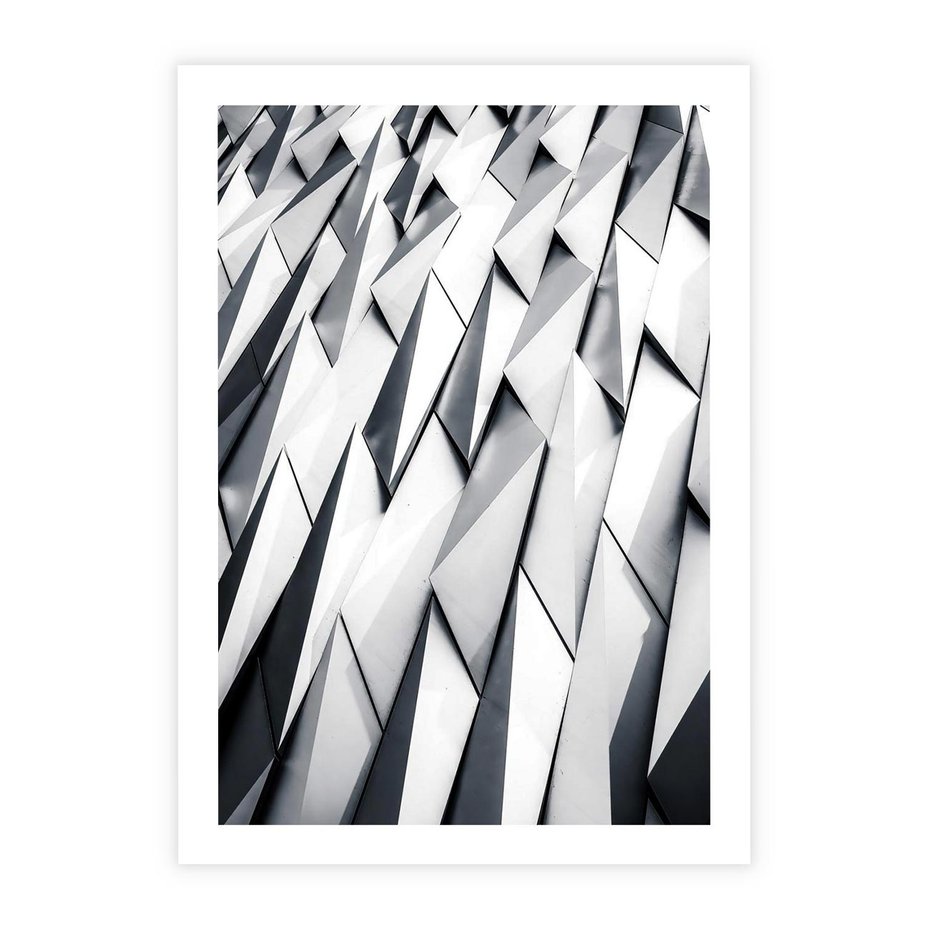 Plakat bez ramy 30x40 - Geometryczna Nowoczesność - nowoczesna architektura, gemetryszne formy