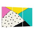 Obraz na płótnie 120x80 - Wesołe Geometryczne Kształty - geometryczne kształty, abstrakcja
