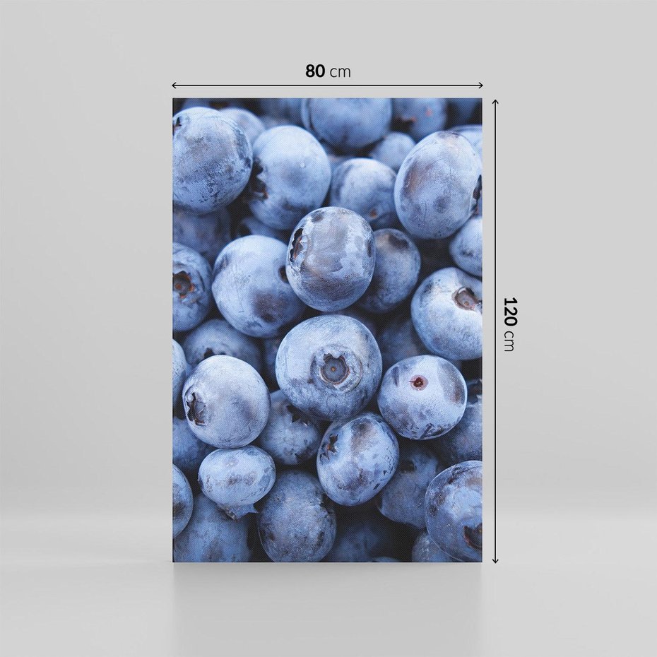 Obraz na płótnie 80x120 - Borówki Leśna Harmonia - borówki, owoce