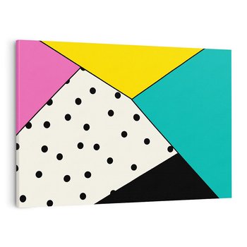 Obraz na płótnie 70x50 - Wesołe Geometryczne Kształty - geometryczne kształty, abstrakcja
