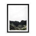 Plakat w ramie 50x70 - Górska Potęga - górski krajobraz, góry - rama czarna