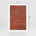 Plakat bez ramy 21x30 - Mur z Cegieł - cegły, mur