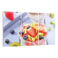 Obraz na płótnie 120x80 - Świeżość i Zdrowie - sałatka, owoce