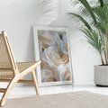 Plakat bez ramy 30x40 - Białe róże piękności - białe, róże