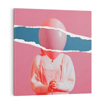 Obraz na płótnie 50x50 - Kolaż Wyobraźni - kolaż zdjęć, styl retro