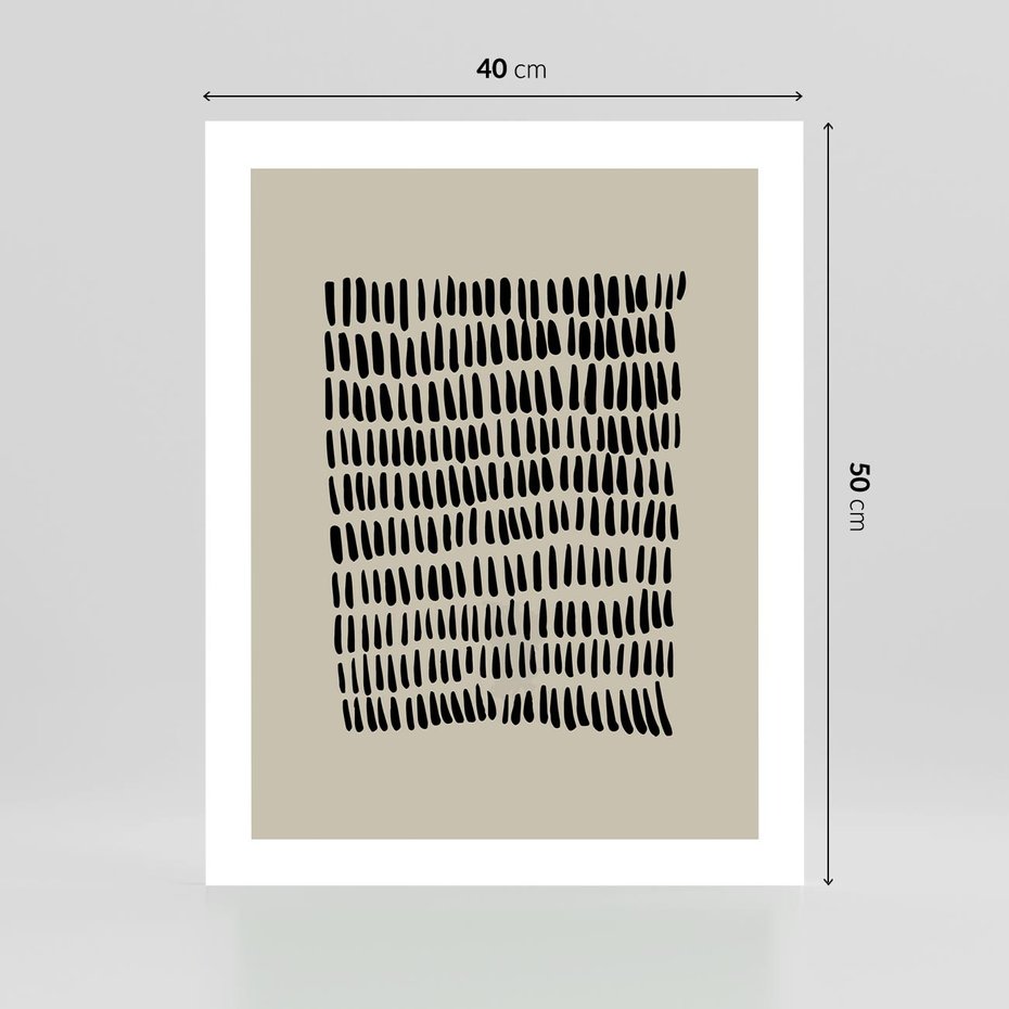 Plakat bez ramy 40x50 - Echa Zapomnianych Wymiarów - nowoczesna sztuka, plakat