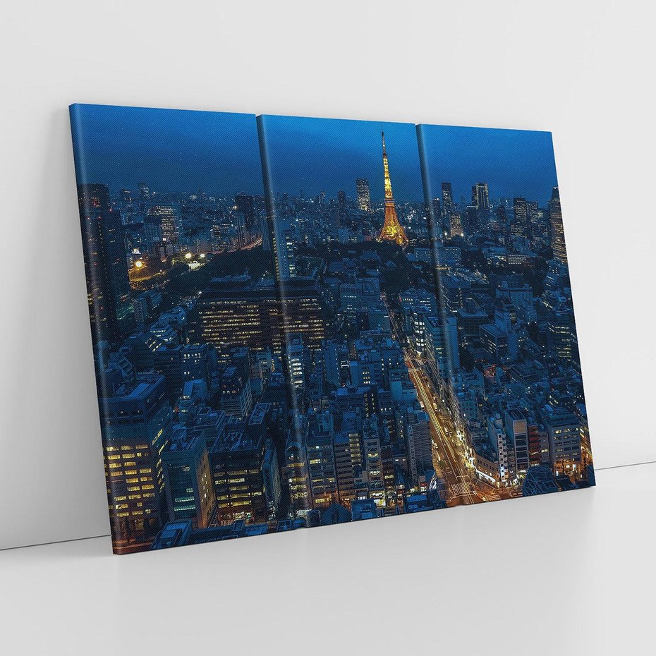 Obraz na płótnie 120x80 - Nocne impresje Paryża we Francji - Francja, Paryż