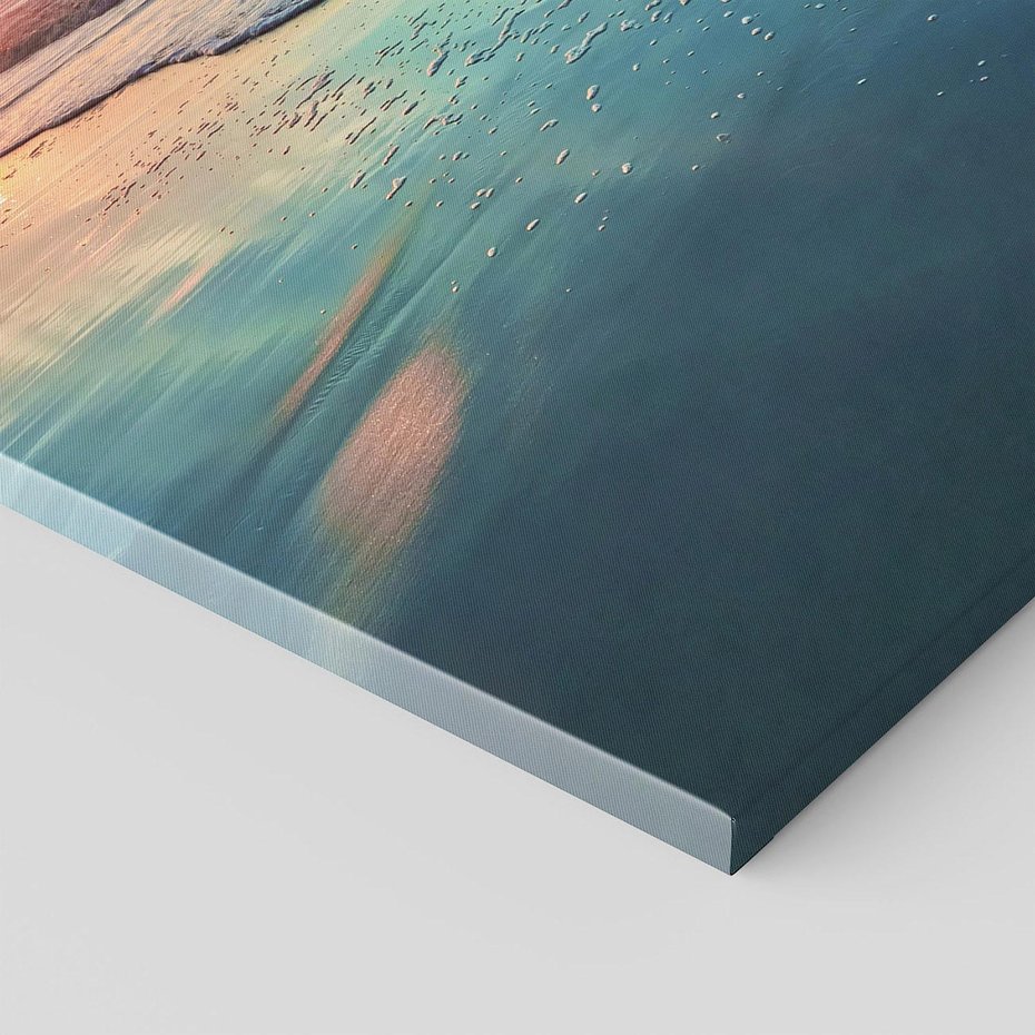 Obraz na płótnie 50x70 - spotkanie przy horyzoncie - morze, plaża