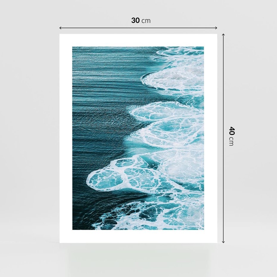 Plakat bez ramy 30x40 - Morska potęga - morze, ocean