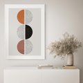 Plakat bez ramy 30x40 - Eksperymenty z Geometrią - geometryczny plakat, sztuka nowoczesna