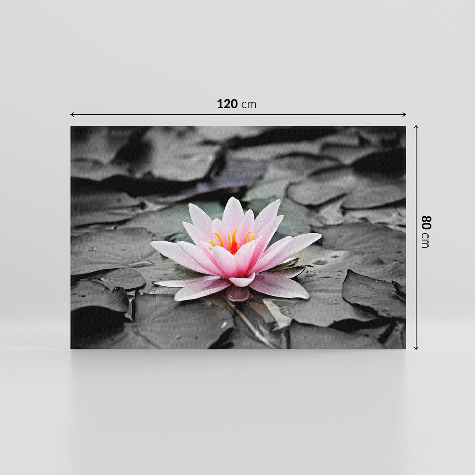 Obraz na płótnie 120x80 - Liliowy kwiat - lilia, kwiat