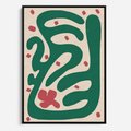 Obraz w ramie 50x70 - Boho Widoki - abstrakcyjny obraz, plakat - rama czarna
