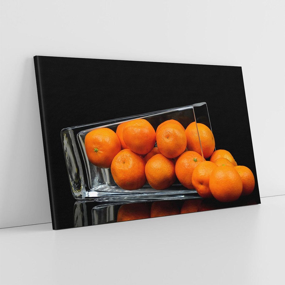 Obraz na płótnie 100x70 - Mandarynki Owoce - mandarynki, owoce