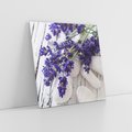 Obraz na płótnie 30x30 - relaks z aromatem - lawenda, spa