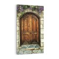 Obraz na płótnie 50x70 - Tajemnicze stare drzwi - stare, drzwi