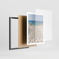 Plakat w ramie 50x70 - Harmonia plażowego morza - plaża, morze - rama czarna