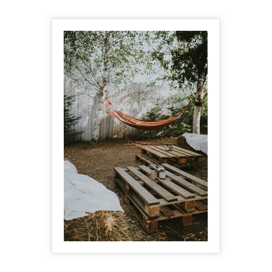 Plakat bez ramy 30x40 - Harmonia i Spokój - boho, relaks