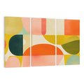 Obraz na płótnie 120x80 - Eklektyczne Oblicza - geometryczne kolorowe kształty, eksplozja kolorów