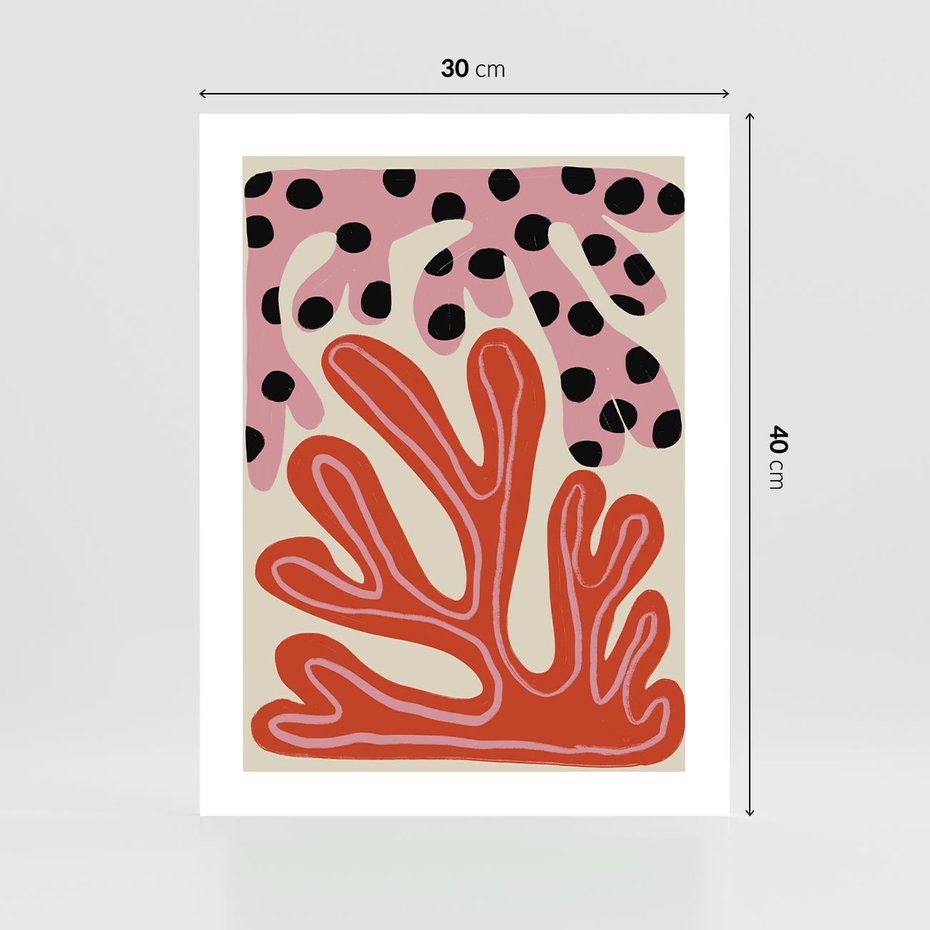 Plakat bez ramy 30x40 - Księga Pastelowych Impulsów - abstrakcyjny obraz, plakat