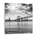 Obraz na płótnie 50x50 - Most w Mieście - most, miasto