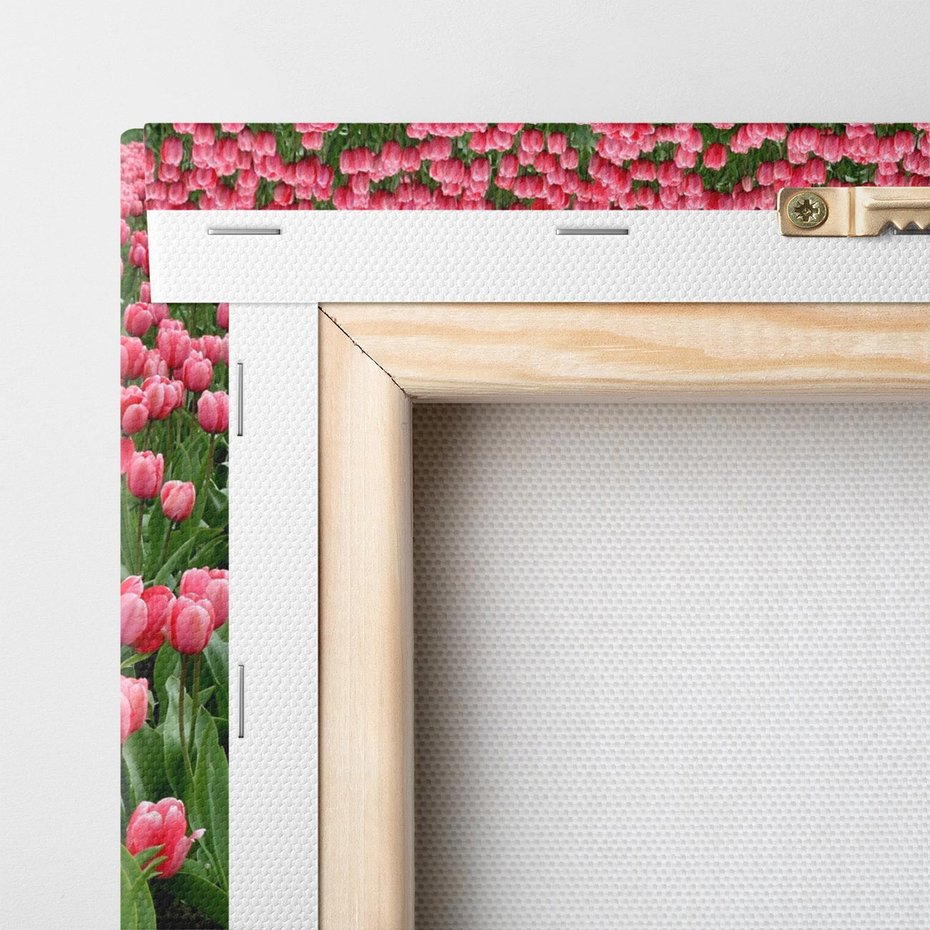 Obraz na płótnie 80x120 - Tulipanowe Elegancja - tulipany, kwiat