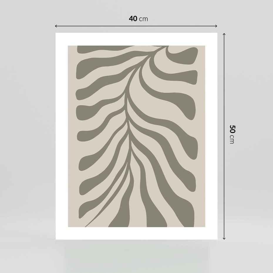 Plakat bez ramy 40x50 - Zaklęte Kształty - nowoczesna sztuka, plakat modern