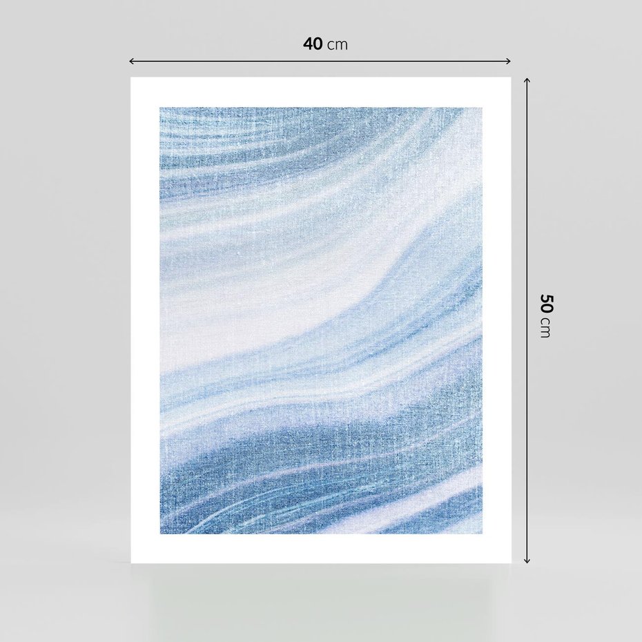 Plakat bez ramy 40x50 - Abstrakcyjna akwarela - abstrakcja, akwarela