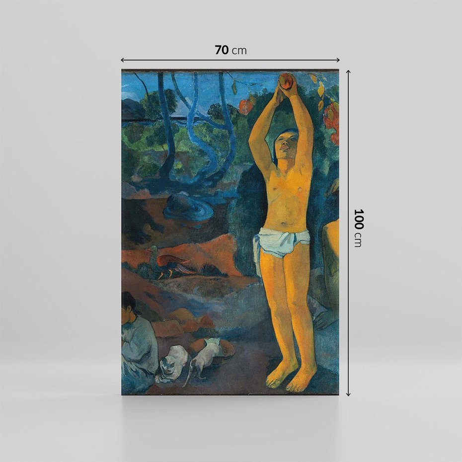 Obraz na płótnie 70x100 - Skąd przyszliśmy? Kim jesteśmy? Dokąd idziemy? - Reprodukcja - reprodukcja, obraz na płótnie