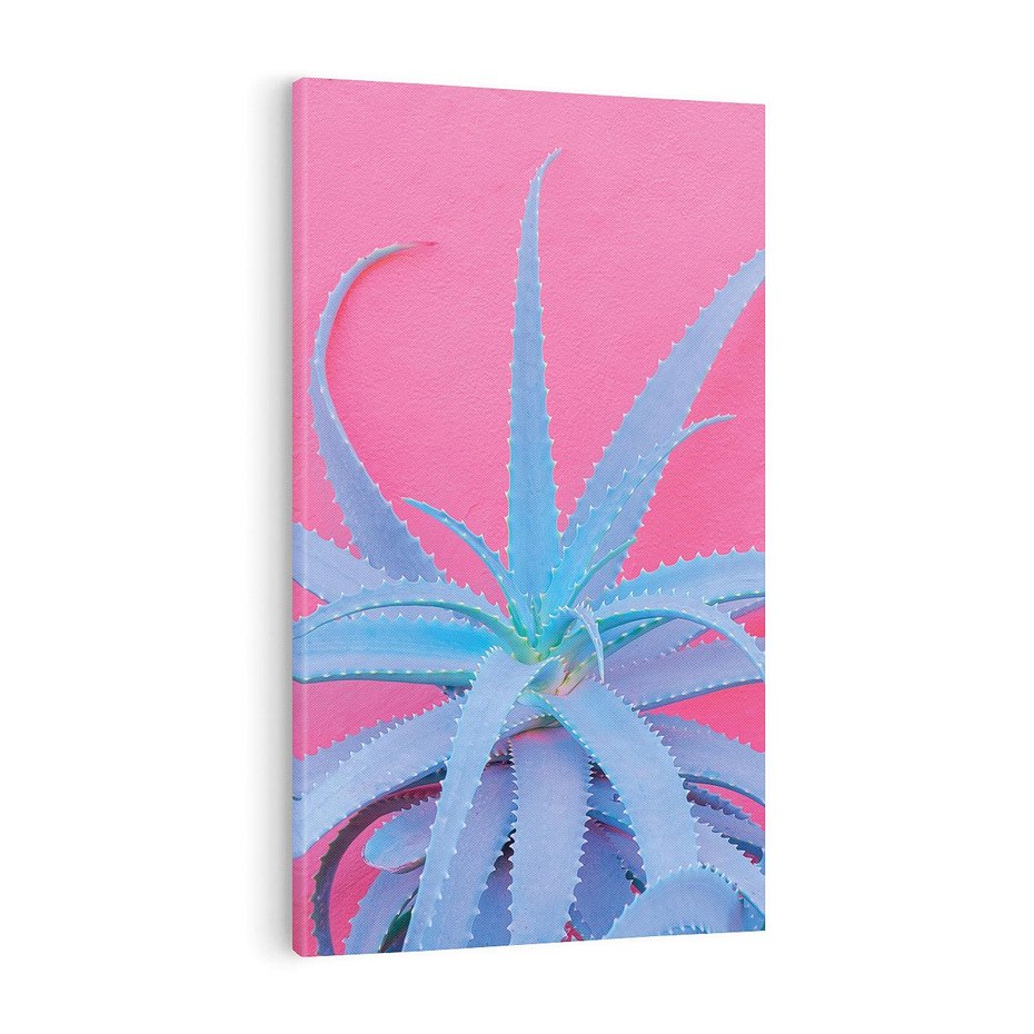 Obraz na płótnie 80x120 - Piękno Pustyni - kaktusy, liście