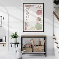 Plakat bez ramy 21x30 - Pastelowe Wnętrza Emocji - abstrakcyjny palakt, akwarelowe plamy