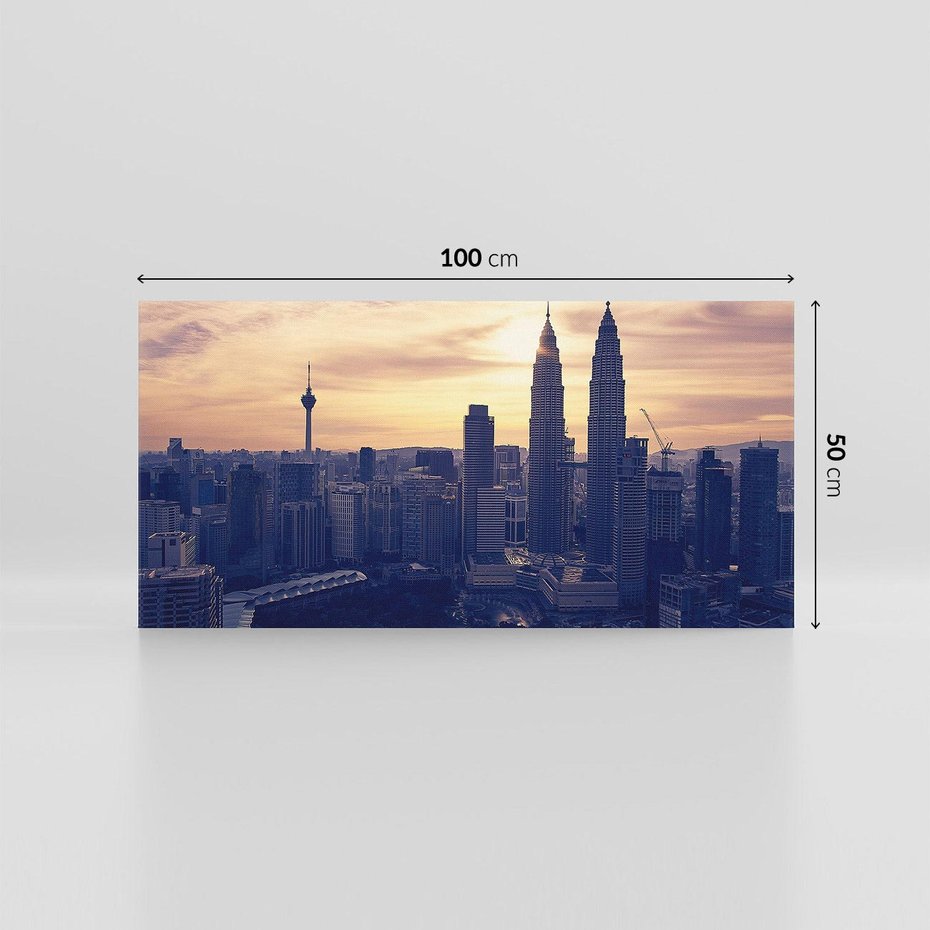 Obraz na płótnie 100x50 - Azja miasto w panoramie - Azja, miasto