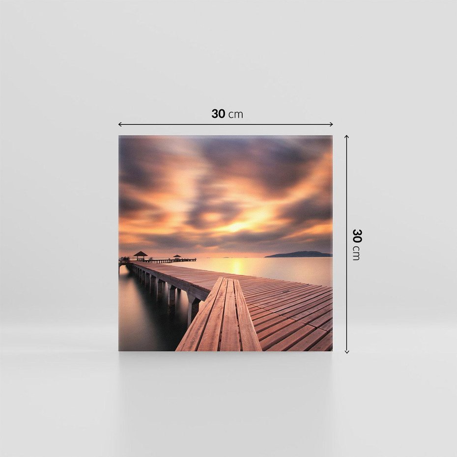 Obraz na płótnie 30x30 - Marina nad Oceanem - Tajlandia, marina