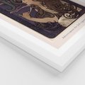 Plakat w ramie 30x40 - Reprodukcja A.Mucha - Mucha, plakat z reprodukcją - rama biała