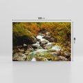 Obraz na płótnie 120x80 - Śpiew Strumienia - strumień, górski