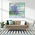 Obraz na płótnie 30x30 - Romantyczna lawenda - lawenda, kwiaty
