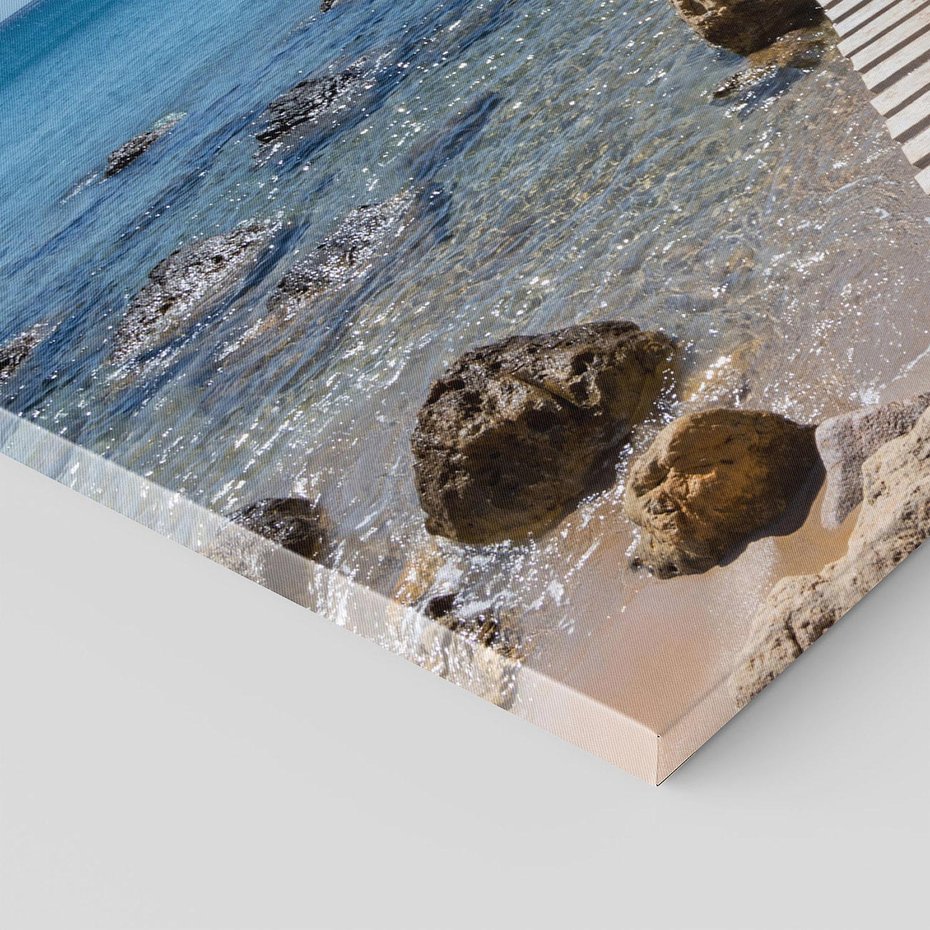 Obraz na płótnie 120x80 - Oaza spokoju - plaża, morze